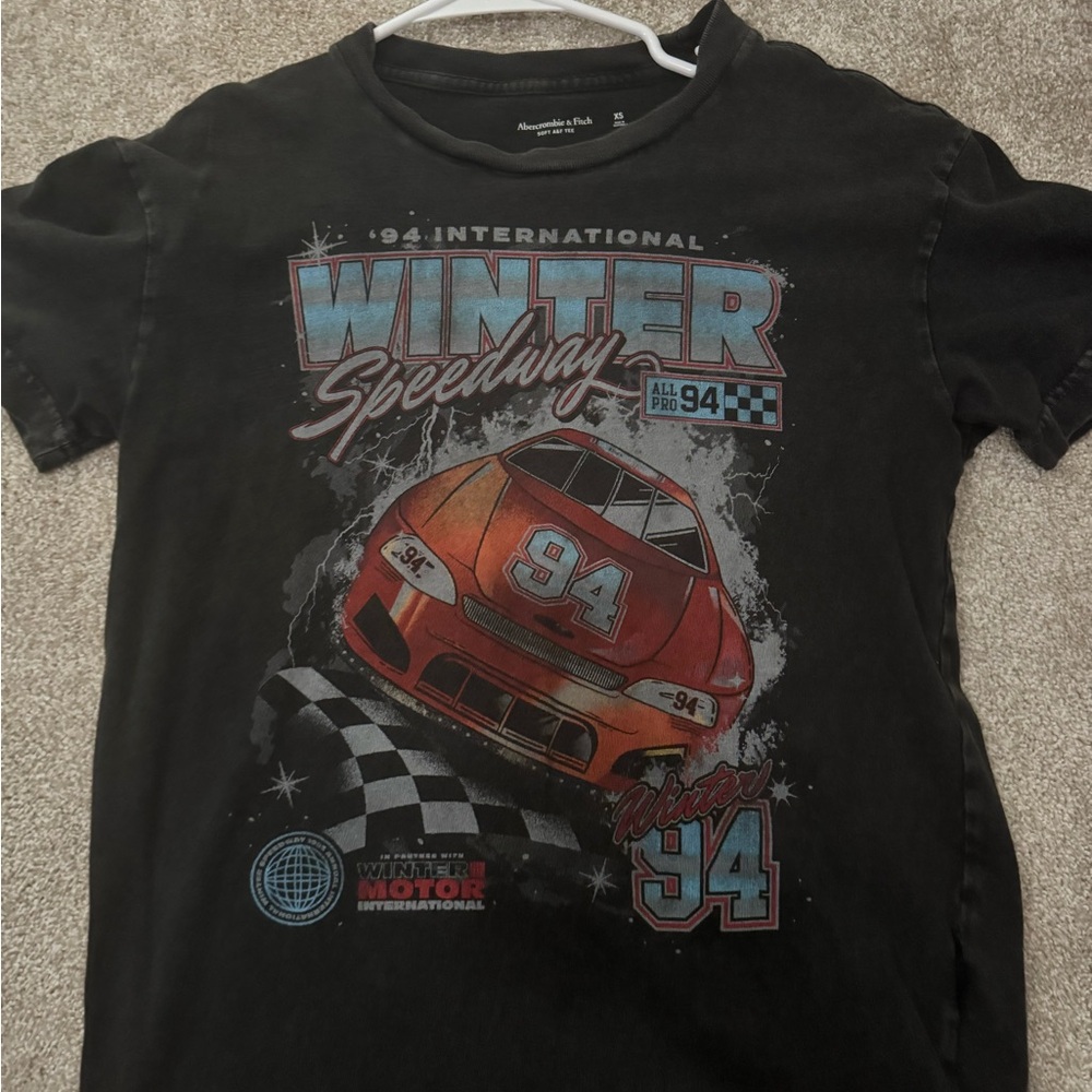 Winter Speedway Graphic Tee Abercrombie & Fitch